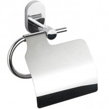 Держатель туалетной бумаги Fora Brass BR015 с крышкой Хром