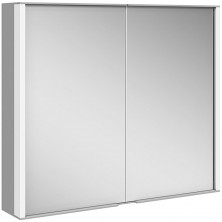 Зеркальный шкаф Keuco Royal Match 80 12802 171301 с подсветкой Серебрянный