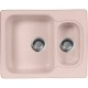Кухонная мойка AquaGranitEx 61 M-09 (315) Розовая