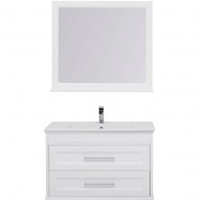 Комплект мебели для ванной Aquanet Бостон 100 210628 подвесной Белый матовый