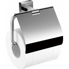 Держатель туалетной бумаги Sapho X-round XR705 с крышкой Хром