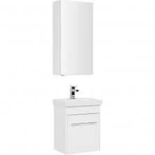 Комплект мебели для ванной Aquanet Августа 50 254067 подвесной Белый