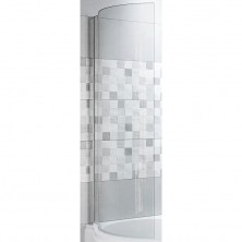 Шторка на ванну Riho Novik Z108 80 GZT94000761 L профиль Хром стекло прозрачное