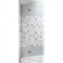 Шторка на ванну Riho Novik Z500 90 G003040120 (GZT9200089) профиль Хром стекло прозрачное