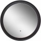 Зеркало Art&Max Napoli AM-Nap-800-DS-F с подсветкой с бесконтактным выключателем Черное матовое