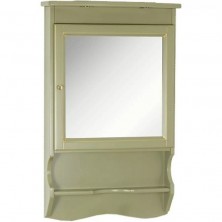 Зеркальный шкаф Migliore Bella 72 25941 с подсветкой Оливковый