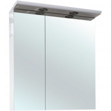 Зеркальный шкаф Bellezza Анкона 60 с подсветкой Белый