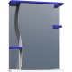 Зеркальный шкаф Vigo Alessandro 55 11-550-син Синий