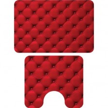 Комплект ковриков Veragio Carpet 68x45 VR.CPT-7200.02 с рисунком Bordo