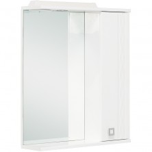 Зеркало со шкафом Onika Лига 52.01 205202 с подсветкой Белое