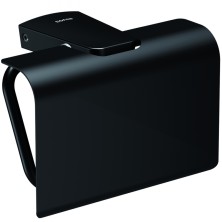 Держатель туалетной бумаги Sonia S6 black 166473 с крышкой Черный матовый