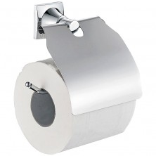 Держатель туалетной бумаги Haiba HB8503 с крышкой Хром