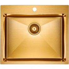 Кухонная мойка Paulmark Brim 59 PM215951-BG Брашированное золото