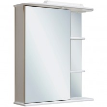 Зеркальный шкаф Runo Магнолия 60 L 00000000030 с подсветкой Белый