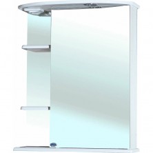 Зеркальный шкаф Bellezza Магнолия 60 R 4612709001019 с подсветкой Белый