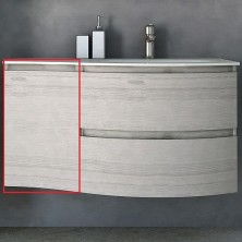 Тумба Cezares Vague 34 L 54849 подвесная Rovere sbiancato