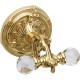 Двойной крючок Art&Max Barocco Crystal AM-1784-Do-Ant-C Античное золото