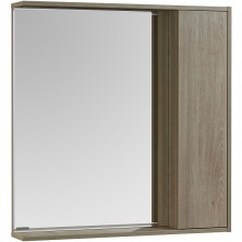 Зеркало со шкафом Акватон Стоун 80 R 1A228302SX850 с подсветкой Сосна арлингтон
