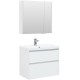 Комплект мебели для ванной Aquanet Гласс 80 240465 подвесной Белый