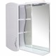 Зеркало со шкафом Mixline Ассоль 75 L 534979 с подсветкой Белое