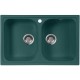 Кухонная мойка AquaGranitEx 77 M-15 (305) Зеленая
