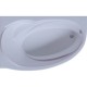 Акриловая ванна Aquatek Бетта 170x97 L BET170-0000099 без гидромассажа с фронтальной панелью с каркасом (разборный) со слив-переливом
