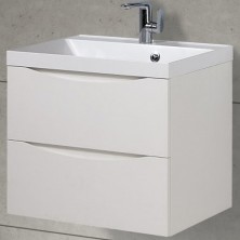 Тумба под раковину BelBagno Marino 60 MARINO-600-2C-SO-BL-P подвесная Bianco Lucido