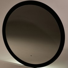 Зеркало Sintesi Callisto 80 SIN-SPEC-CALLISTO-80 с подсветкой Черное матовое с сенсорным выключателем