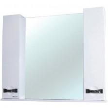 Зеркало со шкафом Bellezza Абрис 120 с подсветкой Белое