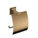 Держатель туалетной бумаги с крышкой Colombo Design Portofino B3291.bronze Бронза