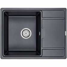 Кухонная мойка Paulmark Weimar 65 PM216550-BLM Черный металлик