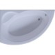 Акриловая ванна Aquatek Аякс 2 170x100 L AYK170-0000085 без гидромассажа с фронтальной панелью с каркасом (вклеенный) со слив-переливом