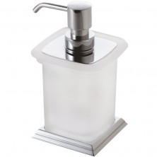 Дозатор для жидкого мыла Art&Max Zoe AM-G-6832D Хром Белый