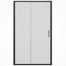 Душевая дверь Bravat Black Line 120 BD120.4101B профиль Черный стекло прозрачное