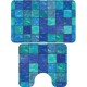 Комплект ковриков Veragio Carpet 68x45 VR.CPT-7200.10 с рисунком Aqua