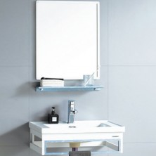 Комплект мебели для ванной River Laura 805 BU 10000003948 Белый Голубой