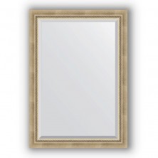 Зеркало Evoform Exclusive 103х73 Состаренное серебро с плетением