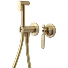 Гигиенический душ со смесителем Bronze de Luxe 1760'S Loft 3253CG Золотой матовый