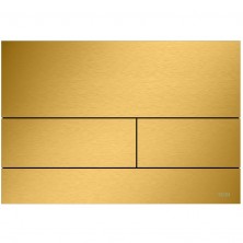 Клавиша смыва Tece Square II 9240838 для унитаза PVD Brushed Gold Optic