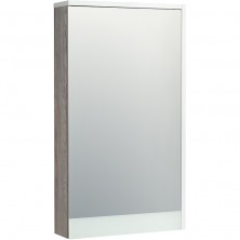 Зеркальный шкаф Акватон Эмма 46 1A221802EAD80 Белый Дуб наварра