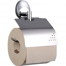 Держатель туалетной бумаги Frap F16 F1603 с крышкой Хром