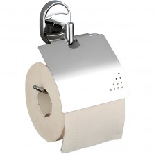 Держатель туалетной бумаги Frap F19 F1903 с крышкой Хром