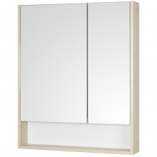 Зеркальный шкаф Акватон Сканди 70 1A252202SDB20 Белый Дуб верона