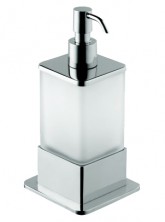 Дозатор для жидкого мыла Bemeta Plaza 140109161 Хром/Прозрачный