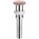 Донный клапан для раковины Ceramica Nova CN2000MP click-clack Розовый матовый
