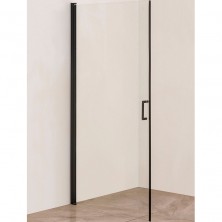 Душевая дверь Orange E05-100tb 100х190 профиль Черный стекло прозрачное