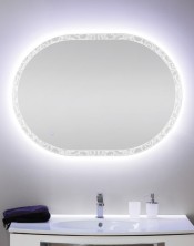 Зеркало Cezares 100 со встроенной LED подсветкой с LED подсветкой