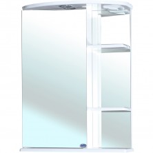 Зеркальный шкаф Bellezza Нарцисс 55 L 4613208002002 с подсветкой Белый