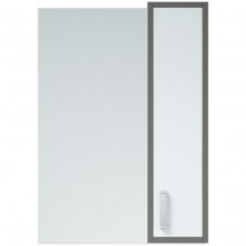 Зеркало со шкафом Corozo Спектр 50 SD-00000708 Серое Белое