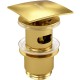 Донный клапан WasserKRAFT Aisch A165 click-clack Золото матовое